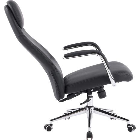 ΚΑΡΕΚΛΑ ΓΡΑΦΕΙΟΥ SONTY HM18354.01 ΜΑΥΡΟ PU ΔΕΡΜΑ--ΒΑΣΗ ΧΡΩΜΙΟΥ 67x68x125Υεκ