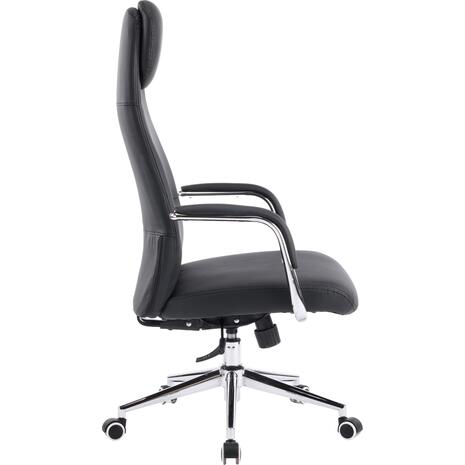 ΚΑΡΕΚΛΑ ΓΡΑΦΕΙΟΥ SONTY HM18354.01 ΜΑΥΡΟ PU ΔΕΡΜΑ--ΒΑΣΗ ΧΡΩΜΙΟΥ 67x68x125Υεκ