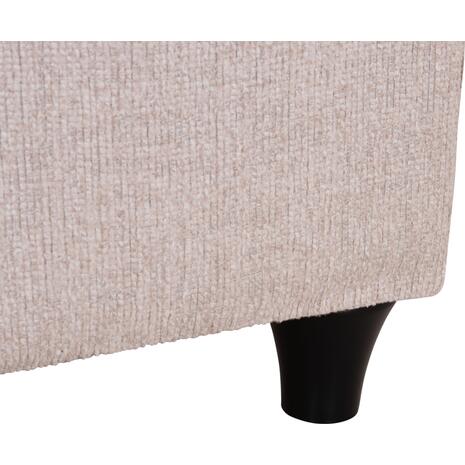 ΚΡΕΒΑΤΙ MALENA HM638.22 ΜΠΕΖ ΥΦΑΣΜΑ Τ. NUBUCK ΓΙΑ ΣΤΡΩΜΑ 150x200εκ.