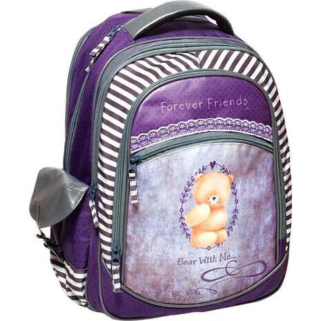 Τσάντα Πλάτης Δημοτικού Οβάλ BMU Forever Friends Rustic