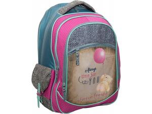 Tσάντα Πλάτης BMU Οβάλ Forever Friends Τweed