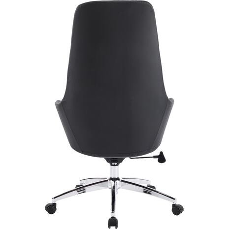 ΚΑΡΕΚΛΑ ΓΡΑΦΕΙΟΥ BEKKER HM18359.01 ΜΑΥΡΟ PU ΔΕΡΜΑ--ΒΑΣΗ ΧΡΩΜΙΟΥ 67x67x126Υεκ