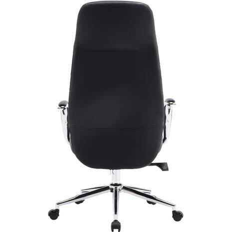 ΚΑΡΕΚΛΑ ΓΡΑΦΕΙΟΥ TEETER HM18355.01 ΜΑΥΡΟ PU ΔΕΡΜΑ--ΒΑΣΗ ΧΡΩΜΙΟΥ 67x66x121Υεκ