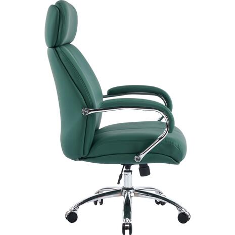 ΚΑΡΕΚΛΑ ΓΡΑΦΕΙΟΥ TOREN HM18357.07 ΠΡΑΣΙΝΟ PU ΔΕΡΜΑ--ΒΑΣΗ ΧΡΩΜΙΟΥ 66x74x128Υεκ