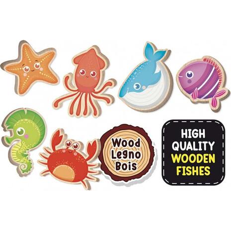 Παίζουμε & Μαθαίνουμε Montessori Wood Στρογγυλό Παζλ (96916)