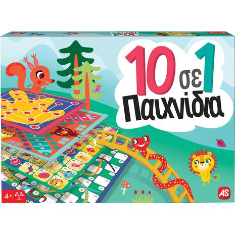 Παιδικό Επιτραπέζιο AS Games 10 σε 1 Κλασικά Εκπαιδευτικά Παιχνίδια