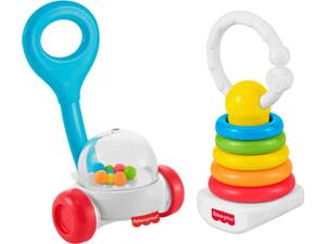 Mattel Fisher-Price Κουδουνίστρες Κλασικά Παιχνίδια - Σετ Των 2 JKP54