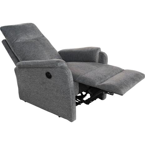 ΠΟΛΥΘΡΟΝΑ RELAX ΜΕ ΗΛΕΚΤΡΙΚΗ ΑΝΑΚΛΙΣΗ SYNTHIA HM3309.03 ΓΚΡΙ ΥΦΑΣΜΑ 75x87x102Yεκ