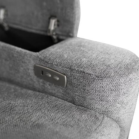 ΚΑΝΑΠΕΣ ΔΕΞΙΑ ΓΩΝΙΑ SYNTHIA HM3308.03R ΑΝΑΚΛΙΣΗ & ΑΠΟΘ.ΧΩΡΟΣ--ΓΚΡΙ 246x159x97Υεκ