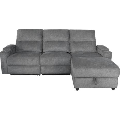 ΚΑΝΑΠΕΣ ΔΕΞΙΑ ΓΩΝΙΑ SYNTHIA HM3308.03R ΑΝΑΚΛΙΣΗ & ΑΠΟΘ.ΧΩΡΟΣ--ΓΚΡΙ 246x159x97Υεκ