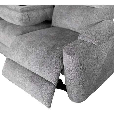 ΚΑΝΑΠΕΣ ΑΡΙΣΤΕΡΗ ΓΩΝΙΑ SYNTHIA HM3308.03L ΑΝΑΚΛΙΣΗ & ΑΠΟΘ.ΧΩΡΟΣ--ΓΚΡΙ 246x159x97Υεκ