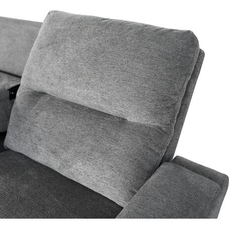 ΚΑΝΑΠΕΣ ΑΡΙΣΤΕΡΗ ΓΩΝΙΑ SYNTHIA HM3308.03L ΑΝΑΚΛΙΣΗ & ΑΠΟΘ.ΧΩΡΟΣ--ΓΚΡΙ 246x159x97Υεκ