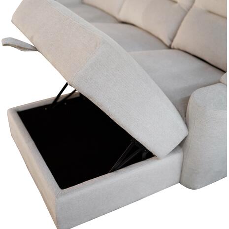 ΚΑΝΑΠΕΣ ΔΕΞΙΑ ΓΩΝΙΑ SYNTHIA HM3308.01R ΑΝΑΚΛΙΣΗ & ΑΠΟΘ.ΧΩΡΟΣ--ΜΠΕΖ 246x159x97Υεκ