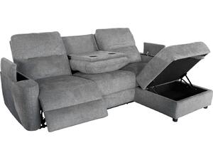 ΚΑΝΑΠΕΣ ΔΕΞΙΑ ΓΩΝΙΑ SYNTHIA HM3308.03R ΑΝΑΚΛΙΣΗ & ΑΠΟΘ.ΧΩΡΟΣ--ΓΚΡΙ 246x159x97Υεκ