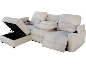 ΚΑΝΑΠΕΣ ΑΡΙΣΤΕΡΗ ΓΩΝΙΑ SYNTHIA HM3308.01L ΑΝΑΚΛΙΣΗ & ΑΠΟΘ.ΧΩΡΟΣ--ΜΠΕΖ 246x159x97Υεκ