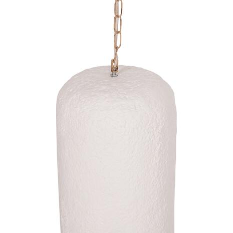 ΦΩΤΙΣΤΙΚΟ ΟΡΟΦΗΣ ΚΡΕΜΑΣΤΟ LOGKY HM4704.02S--FIBER CEMENT ΛΕΥΚΟ Φ24x47Υεκ