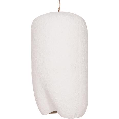 ΦΩΤΙΣΤΙΚΟ ΟΡΟΦΗΣ ΚΡΕΜΑΣΤΟ LOGKY HM4704.02L--FIBER CEMENT ΛΕΥΚΟ 35x35x67Υεκ