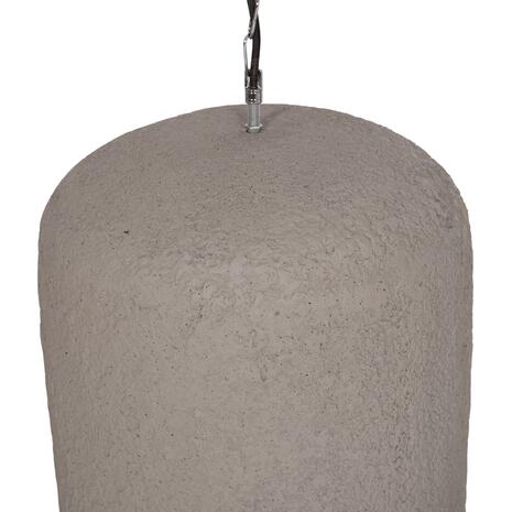 ΦΩΤΙΣΤΙΚΟ ΟΡΟΦΗΣ ΚΡΕΜΑΣΤΟ LOGKY HM4704.03L--FIBER CEMENT ΓΚΡΙ 35x35x67Υεκ