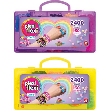 Plexi Flexi - Θήκη με 2400 Λαστιχάκια & 30 Αξεσουάρ
