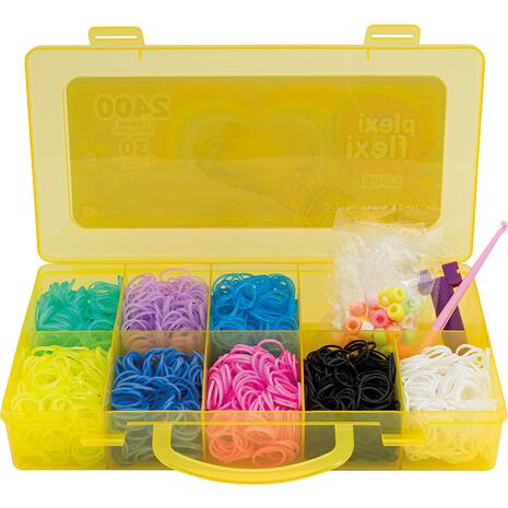 Plexi Flexi - Θήκη με 2400 Λαστιχάκια & 30 Αξεσουάρ