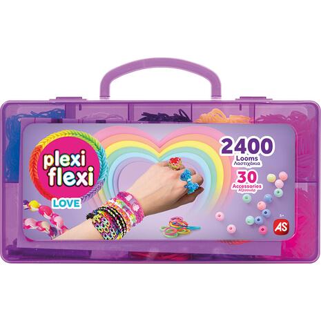 Plexi Flexi - Θήκη με 2400 Λαστιχάκια & 30 Αξεσουάρ