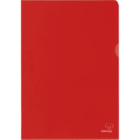 Ζελατίνα "L" Typotrust PP Α4 200mic ημιδιάφανη Κόκκινη (1 τεμάχιο)