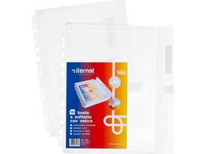 Ζελατίνη/θήκη Turikan με οπές για καταλόγους άνοιγμα δεξιά velcro 22x31.5x3cm (πακ. 10 τεμαχίων)