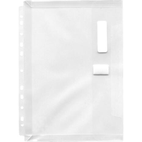 Ζελατίνη/θήκη Turikan με οπές για καταλόγους άνοιγμα δεξιά velcro 22x31.5x3cm (πακ. 10 τεμαχίων)