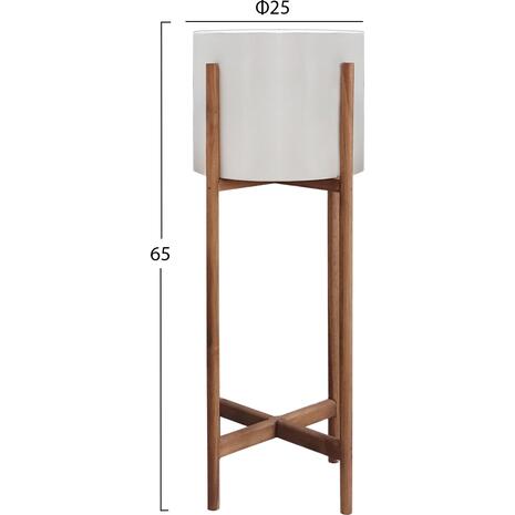 ΓΛΑΣΤΡΑ ΕΣΩΤ.ΧΩΡΟΥ RENTIL HM4684.02L FIBER CEMENT ΧΡΩΜΑ ΛΕΥΚΟ--ΒΑΣΗ TEAK Φ27x66Υεκ
