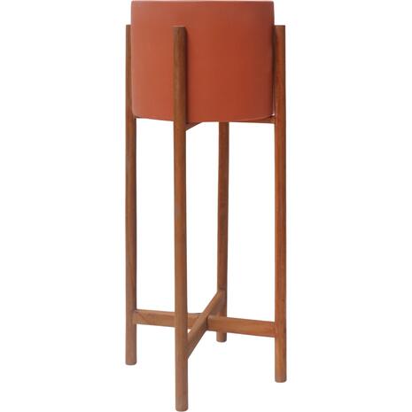 ΓΛΑΣΤΡΑ ΕΣΩΤ.ΧΩΡΟΥ RENTIL HM4684.08S FIBER CEMENT ΧΡΩΜΑ ΤΕΡΑΚΟΤΑ--ΒΑΣΗ TEAK Φ27x56Υ