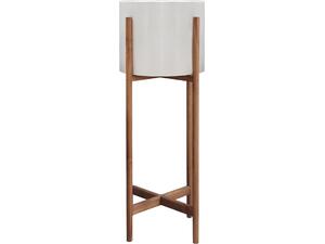 ΓΛΑΣΤΡΑ ΕΣΩΤ.ΧΩΡΟΥ RENTIL HM4684.02L FIBER CEMENT ΧΡΩΜΑ ΛΕΥΚΟ--ΒΑΣΗ TEAK Φ27x66Υεκ