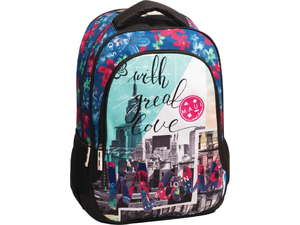 Τσάντα Πλάτης Δημοτικού BMU Οβάλ Μaui New York