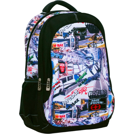 Σχολική Τσάντα Πλάτης Δημοτικού No Fear Wagon (347-13031)