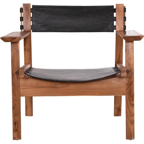 ΠΟΛΥΘΡΟΝΑ KONNA HM9928.01 TEAK ΞΥΛΟ ΣΕ ΦΥΣΙΚΟ-ΔΕΡΜΑ ΑΓΕΛΑΔΟΣ ΣΕ ΜΑΥΡΟ 80x64x73Υεκ.