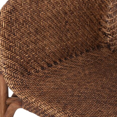 ΠΟΛΥΘΡΟΝΑ ΕΣΩΤ.ΧΩΡΩΝ TUCKET HM9958.02 ΦΥΣΙΚΟ RATTAN-ΚΑΡΥΔΙ ΧΡΩΜΑ 63x60x77Υεκ