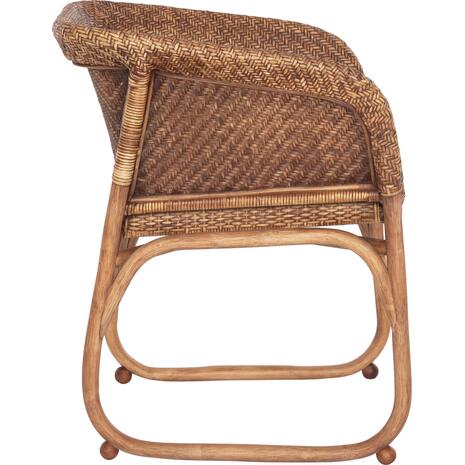ΠΟΛΥΘΡΟΝΑ ΕΣΩΤ.ΧΩΡΩΝ TUCKET HM9958.02 ΦΥΣΙΚΟ RATTAN-ΚΑΡΥΔΙ ΧΡΩΜΑ 63x60x77Υεκ