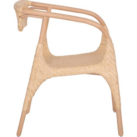 ΠΟΛΥΘΡΟΝΑ GABE ΕΣΩΤ.ΧΩΡΩΝ HM9956.01 ΦΥΣΙΚΟ RATTAN 62x60x79Υεκ.