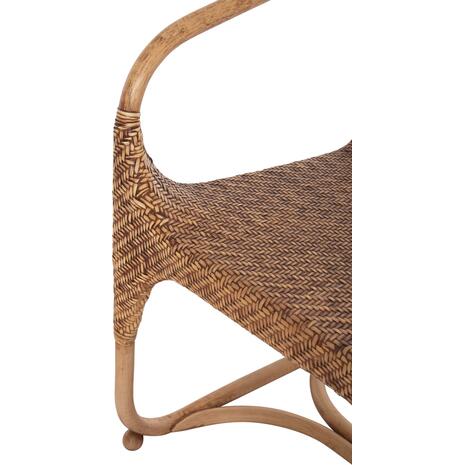 ΠΟΛΥΘΡΟΝΑ RELIK ΕΣΩΤ. ΧΩΡΩΝ HM9955.02 ΦΥΣΙΚΟ RATTAN-ΚΑΡΥΔΙ ΧΡΩΜΑ 60x57x79Υεκ.