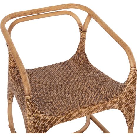 ΠΟΛΥΘΡΟΝΑ RELIK ΕΣΩΤ. ΧΩΡΩΝ HM9955.02 ΦΥΣΙΚΟ RATTAN-ΚΑΡΥΔΙ ΧΡΩΜΑ 60x57x79Υεκ.