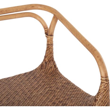 ΠΟΛΥΘΡΟΝΑ RELIK ΕΣΩΤ. ΧΩΡΩΝ HM9955.02 ΦΥΣΙΚΟ RATTAN-ΚΑΡΥΔΙ ΧΡΩΜΑ 60x57x79Υεκ.