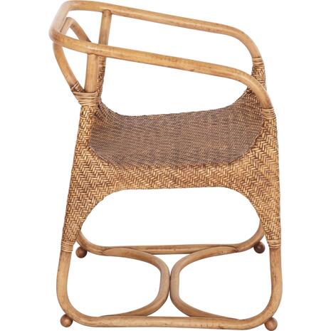 ΠΟΛΥΘΡΟΝΑ RELIK ΕΣΩΤ. ΧΩΡΩΝ HM9955.02 ΦΥΣΙΚΟ RATTAN-ΚΑΡΥΔΙ ΧΡΩΜΑ 60x57x79Υεκ.