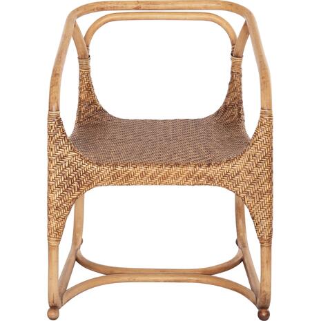 ΠΟΛΥΘΡΟΝΑ RELIK ΕΣΩΤ. ΧΩΡΩΝ HM9955.02 ΦΥΣΙΚΟ RATTAN-ΚΑΡΥΔΙ ΧΡΩΜΑ 60x57x79Υεκ.