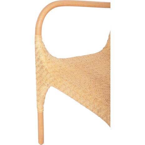 ΠΟΛΥΘΡΟΝΑ ΤΡΑΠΕΖΑΡΙΑΣ ΕΣΩΤ. ΧΩΡΩΝ GIBBON HM9957.01 ΦΥΣΙΚΟ RATTAN 62x55x82Υεκ.