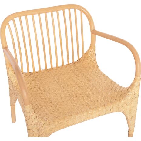 ΠΟΛΥΘΡΟΝΑ ΤΡΑΠΕΖΑΡΙΑΣ ΕΣΩΤ. ΧΩΡΩΝ GIBBON HM9957.01 ΦΥΣΙΚΟ RATTAN 62x55x82Υεκ.