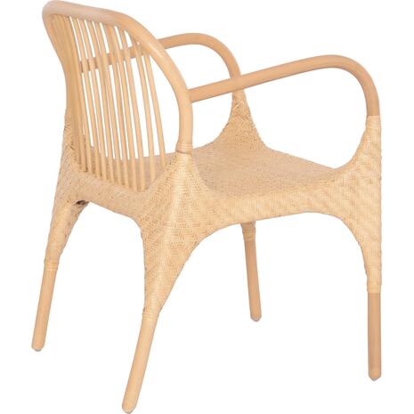 ΠΟΛΥΘΡΟΝΑ ΤΡΑΠΕΖΑΡΙΑΣ ΕΣΩΤ. ΧΩΡΩΝ GIBBON HM9957.01 ΦΥΣΙΚΟ RATTAN 62x55x82Υεκ.