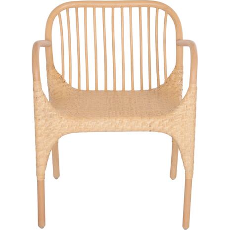 ΠΟΛΥΘΡΟΝΑ ΤΡΑΠΕΖΑΡΙΑΣ ΕΣΩΤ. ΧΩΡΩΝ GIBBON HM9957.01 ΦΥΣΙΚΟ RATTAN 62x55x82Υεκ.