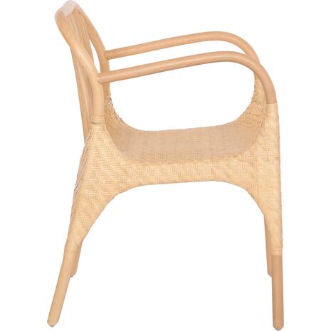 ΠΟΛΥΘΡΟΝΑ ΤΡΑΠΕΖΑΡΙΑΣ ΕΣΩΤ. ΧΩΡΩΝ GIBBON HM9957.01 ΦΥΣΙΚΟ RATTAN 62x55x82Υεκ.