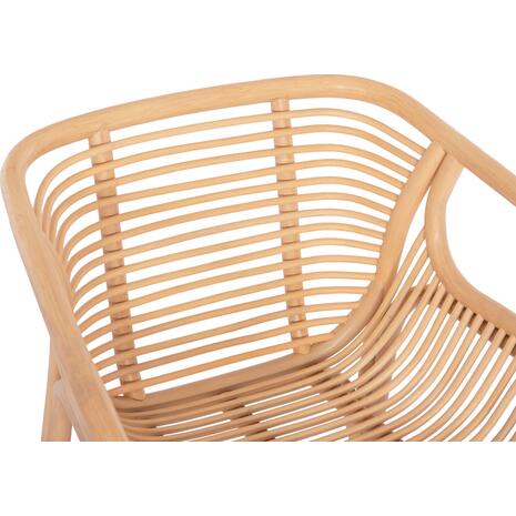 ΠΟΛΥΘΡΟΝΑ MEL ΕΣΩΤ. ΧΩΡΩΝ HM9954.01 ΦΥΣΙΚΟ RATTAN 62x57,5x79,5Υεκ.