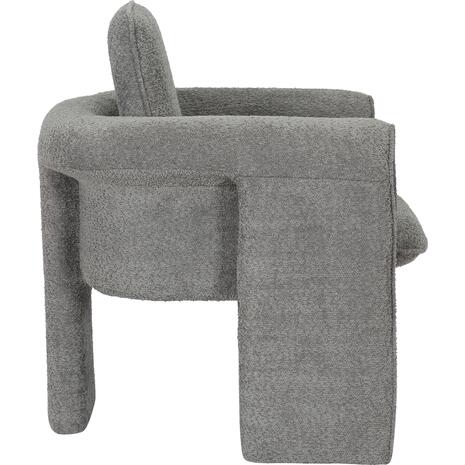 ΠΟΛΥΘΡΟΝΑ CRUSHER HM9681.01 ΓΚΡΙ ΜΠΟΥΚΛΕ ΥΦΑΣΜΑ-ΜΕΤΑΛΛΙΚΟΣ ΣΚΕΛΕΤΟΣ 82x78x87Υεκ. (Γκρι)