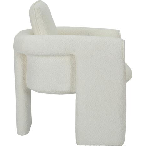 ΠΟΛΥΘΡΟΝΑ CRUSHER HM9681.04 ΛΕΥΚΟ ΜΠΟΥΚΛΕ ΥΦΑΣΜΑ-ΜΕΤΑΛΛΙΚΟΣ ΣΚΕΛΕΤΟΣ 82x78x87Υεκ. (Λευκό)